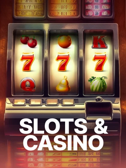 Tarjeta oscura con detalles brillantes para colección de casino en vivo
